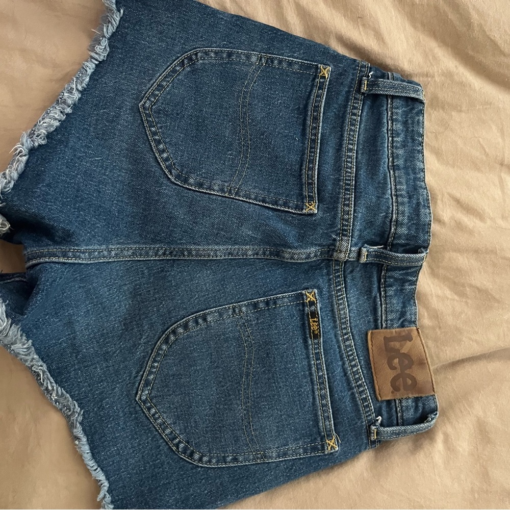 Lee Blue Jean Shorts Classic Denim Style